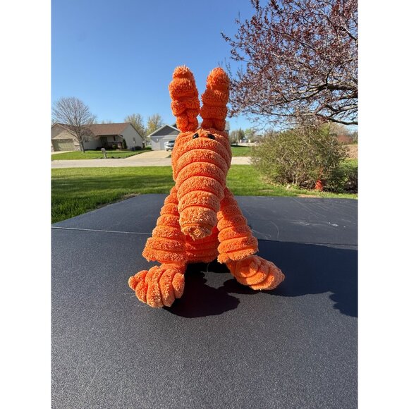 Jellycat Cordy Roy Aardvark Small 11" Plush Orange Ribbed Anteater Stuffed Toy - Picture 13 of 13